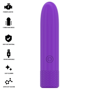 Proiettile Vibrante SYMONE INTENSE, Discreto e Potente, Ricaricabile